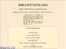 Sites similar to biblewitness.org