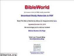 Sites similar to bibleworld.com
