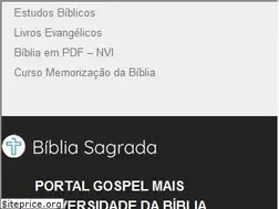 Sites similar to biblia.gospelmais.com.br