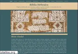 Sites similar to bibliahebraica.com.br