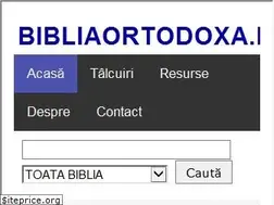 Sites similar to bibliaortodoxa.ro