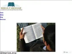 Sites similar to bibliaymensaje.wordpress.com