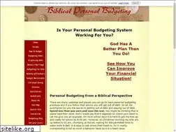 Sites similar to biblical-personal-budgeting.com