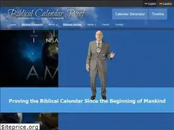 Sites similar to biblicalcalendarproof.com