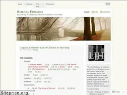 Sites similar to biblicalchiasmus.wordpress.com