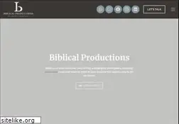 Sites similar to biblicalproductions.com