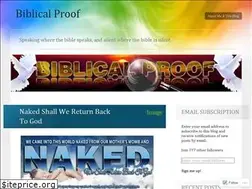 Sites similar to biblicalproof.wordpress.com