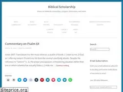 Sites similar to biblicalscholarship.wordpress.com