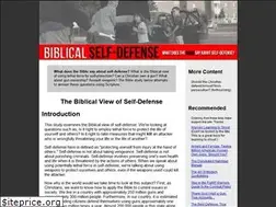 Sites similar to biblicalselfdefense.com
