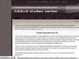 Sites similar to biblicalstudiescenter.org