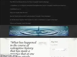 Sites similar to biblicalviewondivorce.com