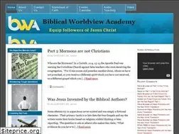 Sites similar to biblicalworldviewacademy.org