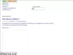 Sites similar to biblicomentarios.com