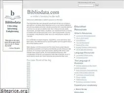Sites similar to bibliodata.com