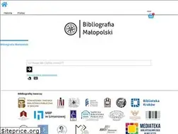 Sites similar to bibliografia.malopolska.pl