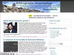 Sites similar to bibliografiamussomelese.it