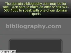 Sites similar to bibliography.com