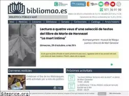Sites similar to bibliomao.es