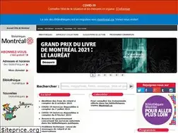 Sites similar to bibliomontreal.com
