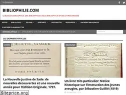 Sites similar to bibliophilie.com