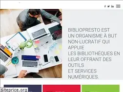 Sites similar to bibliopresto.ca