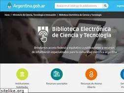 Sites similar to biblioteca.mincyt.gov.ar