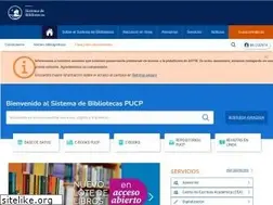 Sites similar to biblioteca.pucp.edu.pe