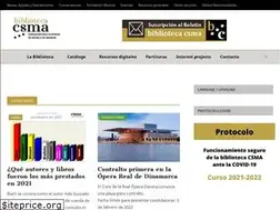 Sites similar to bibliotecacsma.es