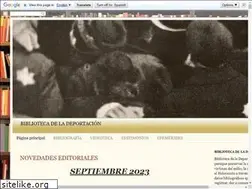 Sites similar to bibliotecadeladeportacion.blogspot.com