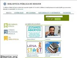 Sites similar to bibliotecadenver.org