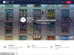Sites similar to bibliotecadigitaldebogota.gov.co