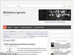 Sites similar to bibliotecaignoria.blogspot.com