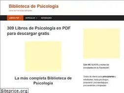 Sites similar to bibliotecapsicologia.org