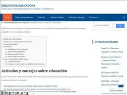 Sites similar to bibliotecasalvadora.com
