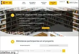 Sites similar to bibliotecaspublicas.es