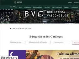 Sites similar to bibliotecavasconcelos.gob.mx
