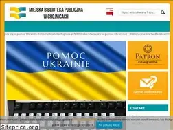 Sites similar to bibliotekachojnice.pl