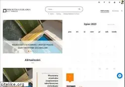 Sites similar to bibliotekaelblaska.pl