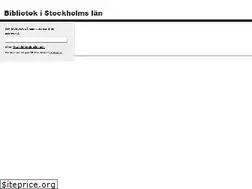 Sites similar to bibliotekistockholmslan.se