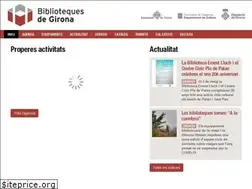 Sites similar to bibliotequesdegirona.cat