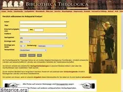 Sites similar to bibliotheca-theologica.de