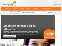 Sites similar to bibliotheekrivierenland.nl