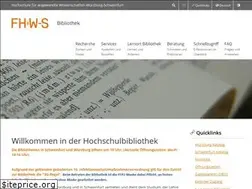 Sites similar to bibliothek.fhws.de