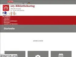 Sites similar to bibliothekartag2018.de