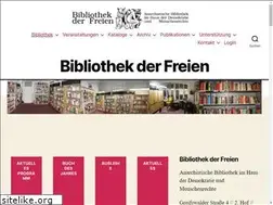 Sites similar to bibliothekderfreien.de