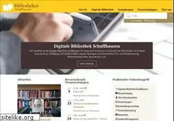 Sites similar to bibliotheken-schaffhausen.ch