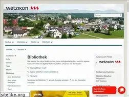 Sites similar to bibliothekwetzikon.ch