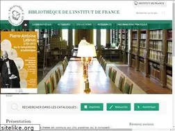 Sites similar to bibliotheque-institutdefrance.fr
