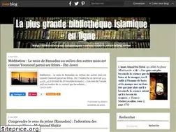 Sites similar to bibliotheque-islamique-coran-sunna.over-blog.com
