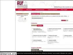 Sites similar to bibliotheque.auf.org